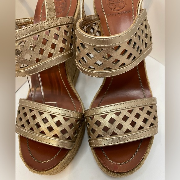 - Tory Burch espadrilles wedges size 7 - Picture 6 of 9